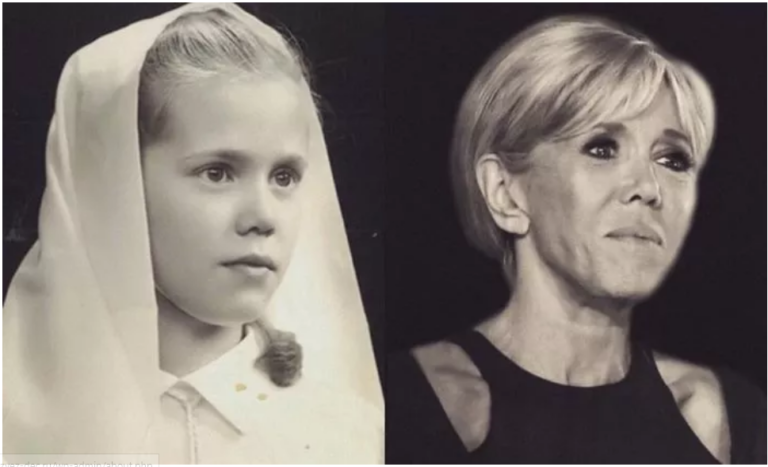‘Pretty from childhood’: what Brigitte Macron looked like in her